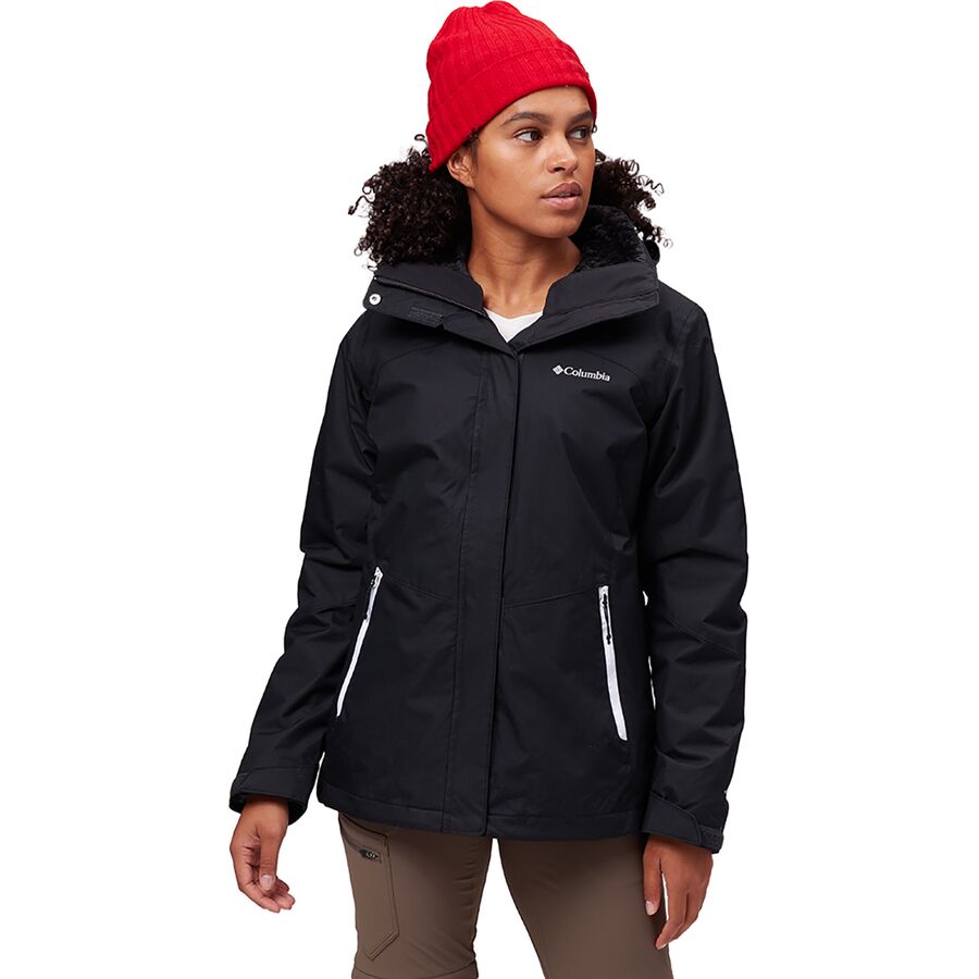 () ӥ ǥ Х֡  󥿡 աǥå 㥱å -  Columbia women Bugaboo II Interchange Hooded Jacket - Women's Black