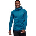 (取寄) ブラックダイヤモンド メンズ ファクター フリース パーカー - メンズ Black Diamond men Factor Fleece Hoodie - Men's Kingfisher