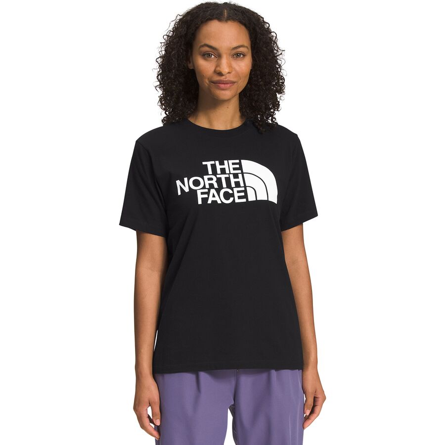 (取寄) ノースフェイス レディース ハーフ ドーム Tシャツ The North Face women Half Dome T-Shirt - Women's TNF Black/TNF White