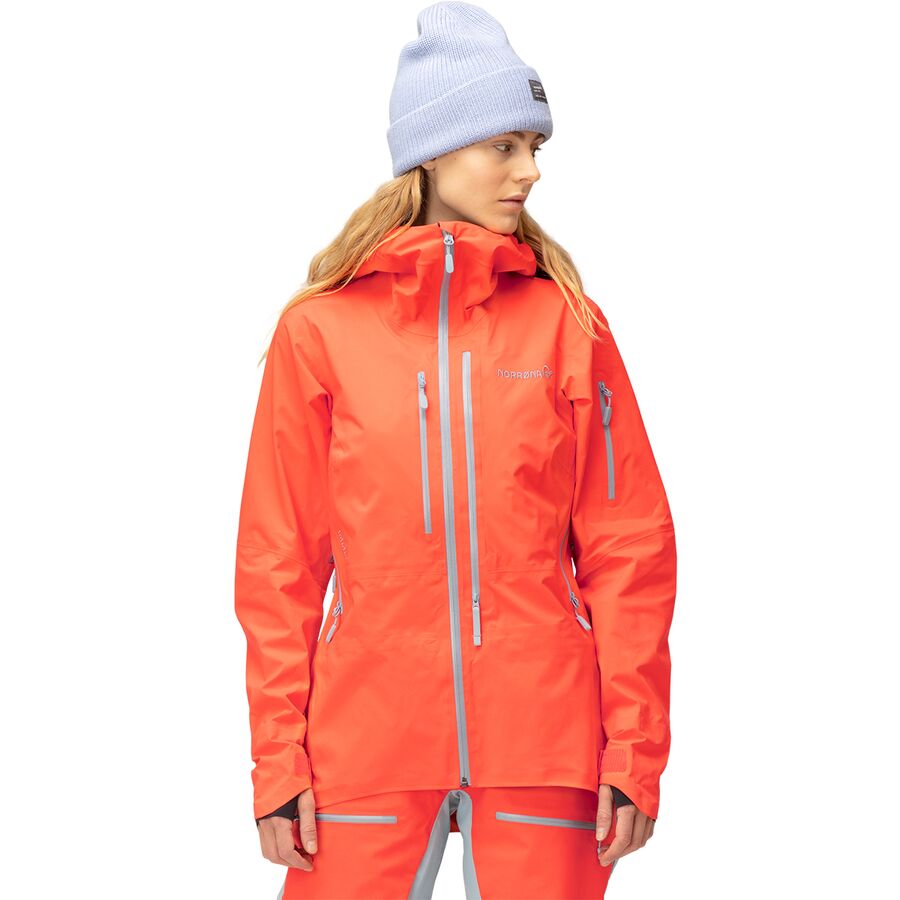 () m[i fB[X tH[e SA-ebNX v WPbg - EBY Norrona women Lofoten GORE-TEX PRO Jacket - Women's Orange Alert2