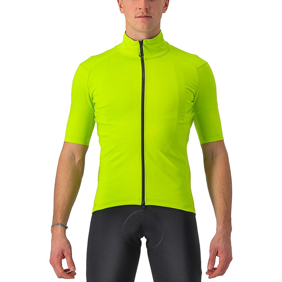 () ƥ  ڥեå  2  硼ȥ꡼ 㡼 -  Castelli men Perfetto RoS 2 Wind Short-Sleeve Jersey - Men's Electric Lime