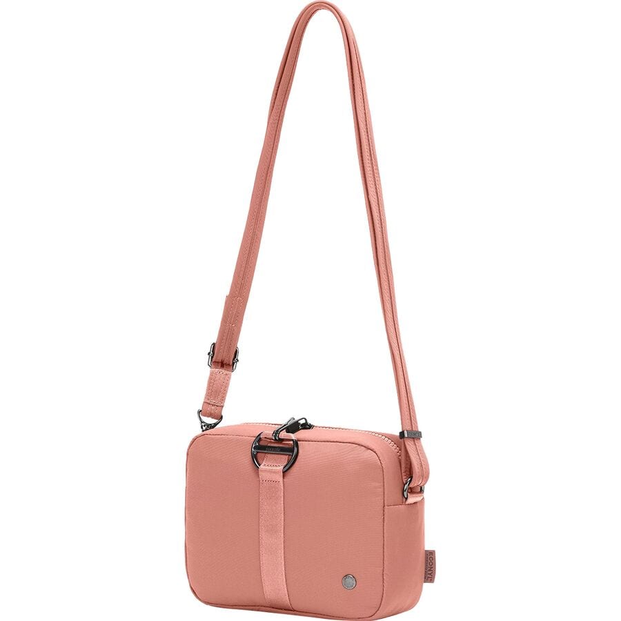 (取寄) パックセーフ シティセーフ Cx スクエア クロスボディ バッグ Pacsafe Citysafe CX Square Crossbody Bag Econyl Rose