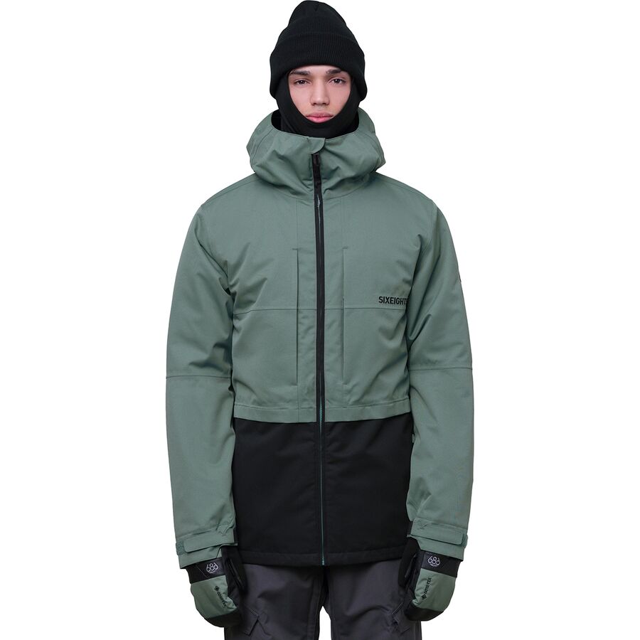 (取寄) シックスエイトシックス メンズ スマーティー スリーインワン フォーム ジャケット - メンズ 686 men Smarty 3-in-1 Form Jacket - Men's Cypress Green Colorblock