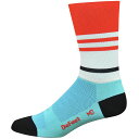 (取寄) デフィート エアイーター ビンテージ ジャージ 6インチ ソック DeFeet Aireator Vintage Jersey 6in Sock Light Blue/Poinciana