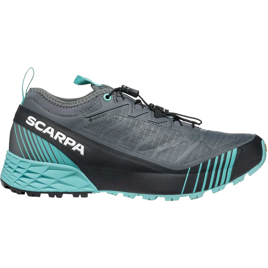 (取寄) スカルパ レディース リベル ラン Gtx トレイル ランニング シューズ Scarpa women Ribelle Run GTX Trail Running Shoe - Women's Anthracite/Turquoise