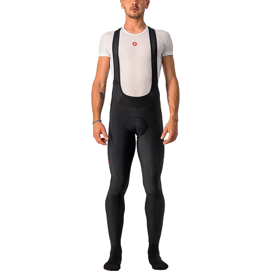 (取寄) カステリ メンズ ベロシシモ 5 ビブ タイト - メンズ Castelli men Velocissimo 5 Bib Tight - Men's Black/Red Reflex