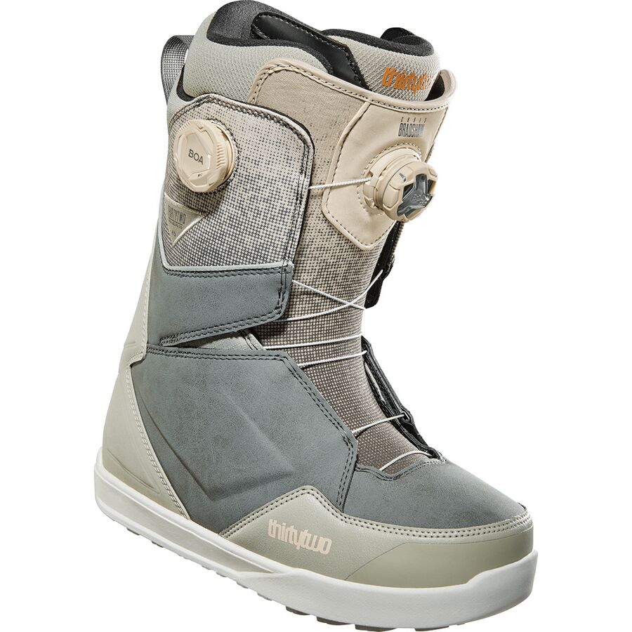 () ƥġ  å ֥ ܥ ֥åɥ硼 Ρܡ ֡ - 2024 -  ThirtyTwo men Lashed Double BOA Bradshaw Snowboard Boots - 2024 - Men's Grey/Tan