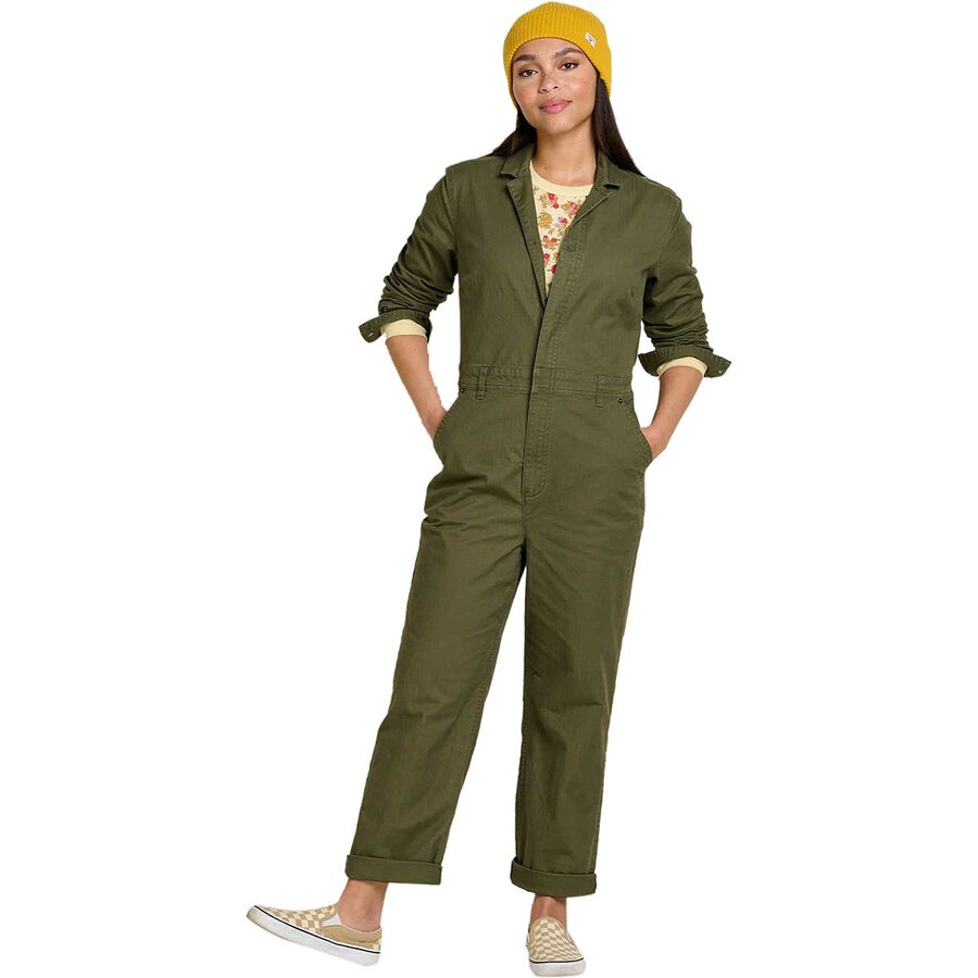 () g[hAhR[ fB[X Wjp[ Jo[I[ - EBY Toad&Co women Juniper Coverall - Women's Olive