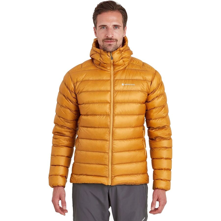 () ƥ  ѥ 850 饤 աǥå  㥱å -  Montane men Alpine 850 Lite Hooded Down Jacket - Men's Flame Orange