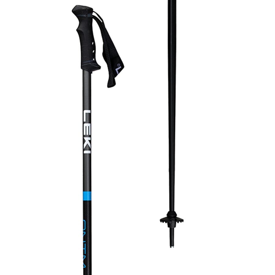 (取寄) レキ スキー ポールズ LEKI QNTM Ski Poles Black/Blue