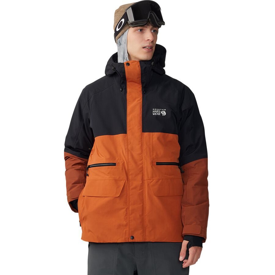 () ޥƥϡɥ  ե ȥå 㥱å -  Mountain Hardwear men First Tracks Jacket - Men's Raw Carnelian/Iron Oxide