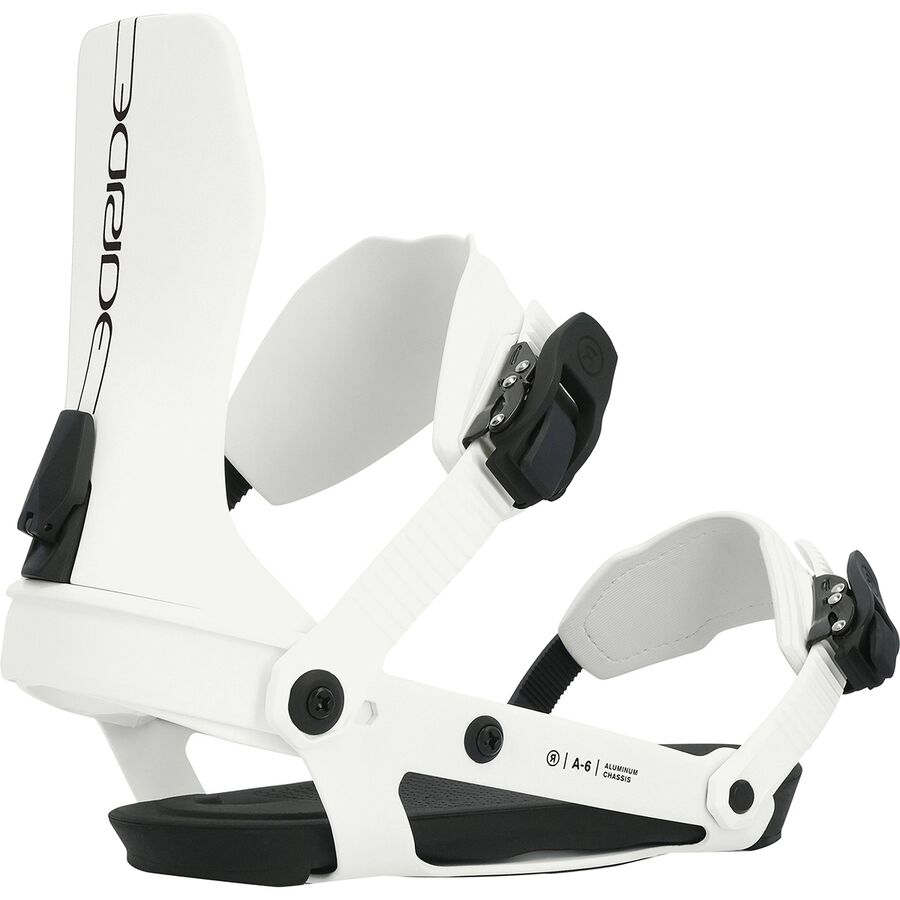 (取寄) ライド A-6 スノーボード バインディング - 2024 Ride A-6 Snowboard Binding - 2024 White