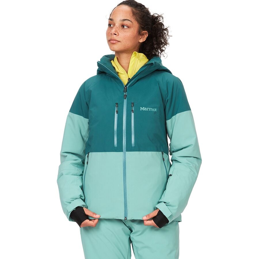 () ޡå ǥ ڡ 㥱å -  Marmot women Pace Jacket - Women's Dark Jungle/Blue Agave