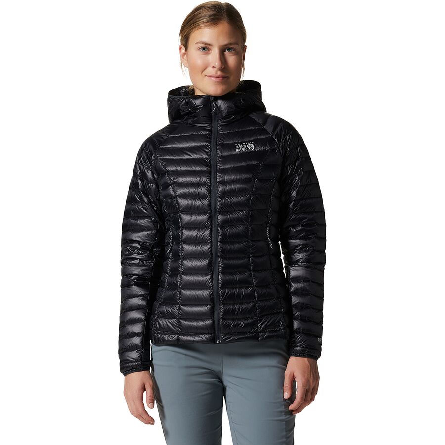 (取寄) マウンテンハードウェア レディース ゴースト ウィスパラー UL ダウン ジャケット - ウィメンズ Mountain Hardwear women Ghost Whisperer UL Down Jacket - Women's Black