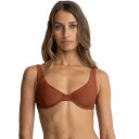 (取寄) リズム レディース クラシック アンダーワイヤー ビキニ トップ - ウィメンズ Rhythm women Classic Underwire Bikini Top - Women's Rust