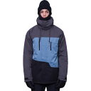 () VbNXGCgVbNX Y QI CT[ebh WPbg - Y 686 men Geo Insulated Jacket - Men's Charcoal Blue Black