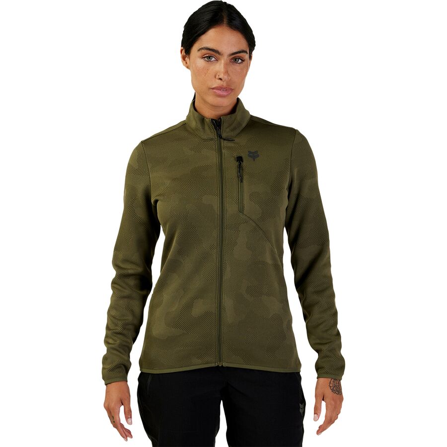 (取寄) フォックスレーシング レディース レンジャー ミッドレイヤー フル ジップ - ウィメンズ Fox Racing women Ranger Midlayer Full Zip - Women's Olive Green