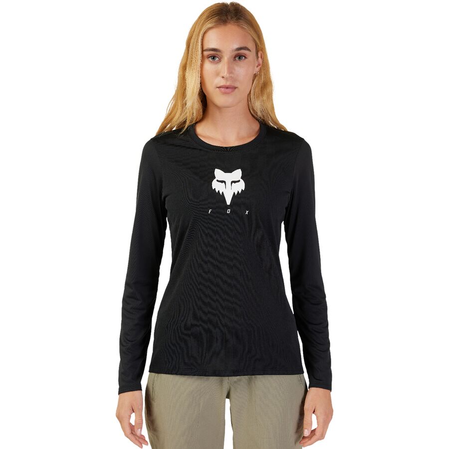 (取寄) フォックスレーシング レディース レンジャー トゥルー ドリ ロング-スローブ ジャージ - ウィメンズ Fox Racing women Ranger Tru Dri Long-Sleeve Jersey - Women's Black