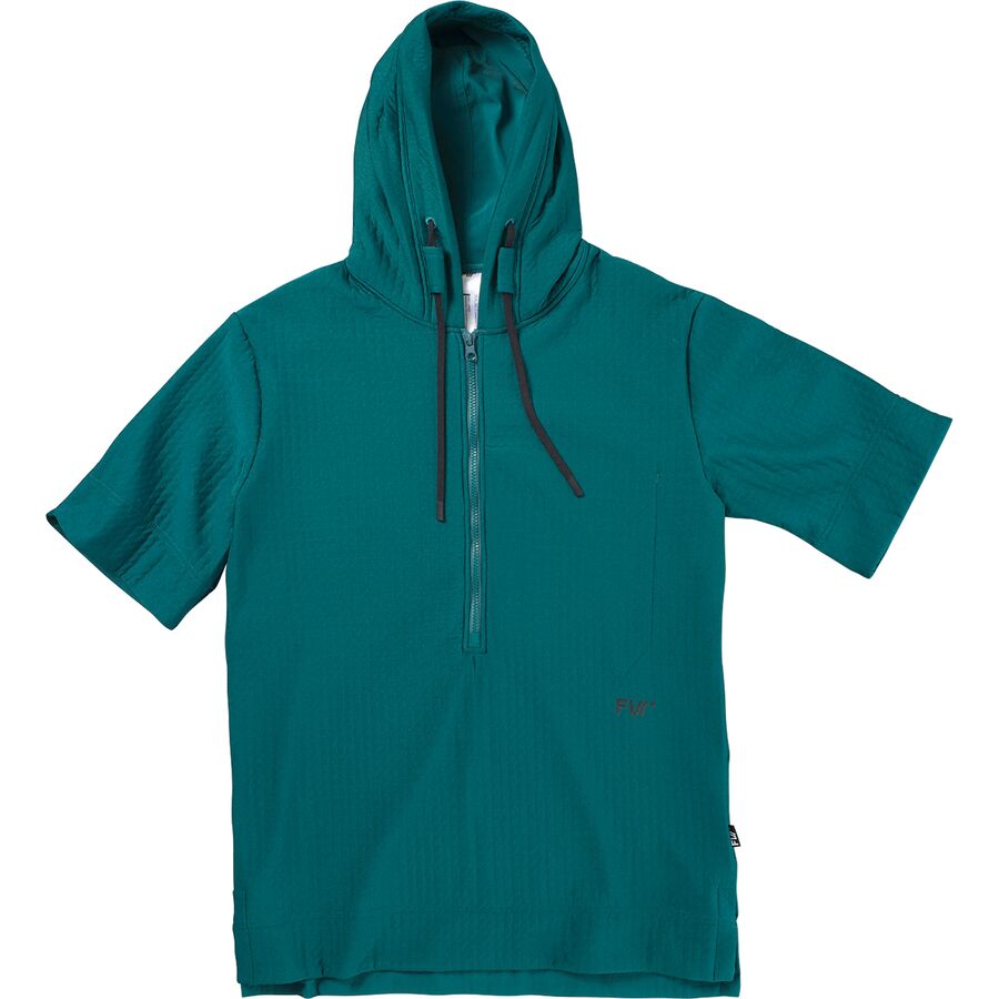 () FWѥ   硼ȥ꡼ ѡ FW Apparel men Source Powerair Short-Sleeve Hoodie - Men's Deep Teal