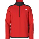 (取寄) ノースフェイス ジャケット メンズ アルパイン フリース ポーラテック 200 1/4-ジップ North Face Alpine Polartec 200 1/4-Zip Jacket Fiery Red/TNF Black