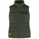 (取寄) フェールラーベン レディース グリーンランド ダウン ライナー ベスト - ウィメンズ Fjallraven women Greenland Down Liner Vest - Women 039 s Deep Forest