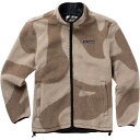 (取寄) ホワイトスペース メンズ シンチャブル シェルパ フリース ジップ-アップ - メンズ WHITESPACE men Cinchable Sherpa Fleece Zip-Up - Men's Tan Camo Print/Black(4)