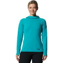 () ޥƥϡɥ ǥ ޥƥ ȥå - աǥå ȥå -  Mountain Hardwear women Mountain Stretch Long-Sleeve Hooded Top - Women's Synth Green