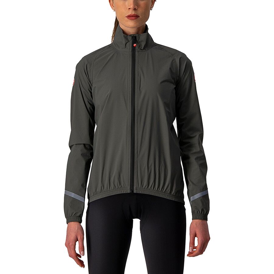 (取寄) カステリ レディース エマージェンシー 2 レイン ジャケット - ウィメンズ Castelli women Emergency 2 Rain Jacket - Women's Military Green