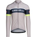 (取寄) カステリ メンズ パソスタ FZ ジャージ - メンズ Castelli men Passista FZ Jersey - Men's Clay/Belgian Blue/Chartreuse/Chalk