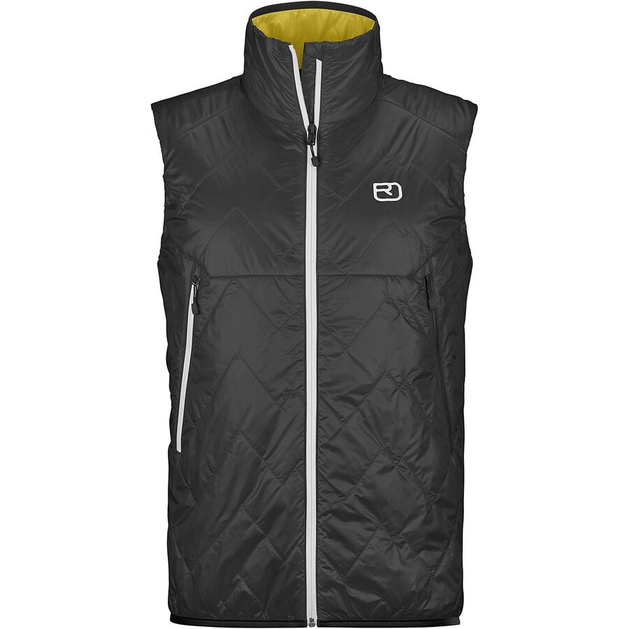 () ȥܥå   ԥå Х ٥ -  Ortovox men Swisswool Piz Vial Vest - Men's Black Raven