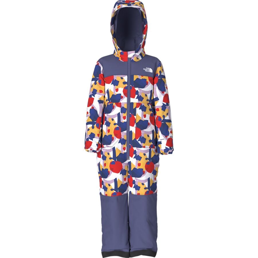 () m[XtFCX gh[ t[_ Xm[ X[c - LbY gh[ The North Face toddler Freedom Snow Suit - Toddlers' Cave Blue Collage Shapes Print