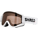 () Vbh iXeBt@C S[OY SHRED Nastify Goggles Pure White/Caramel (Vlt 53%)