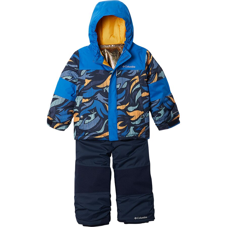 () RrA gh[ }CeB [O Zbg - gbh[ Columbia toddler Mighty Mogul Set - Toddlers' Bright Indigo Wildstripe/Bright Indigo