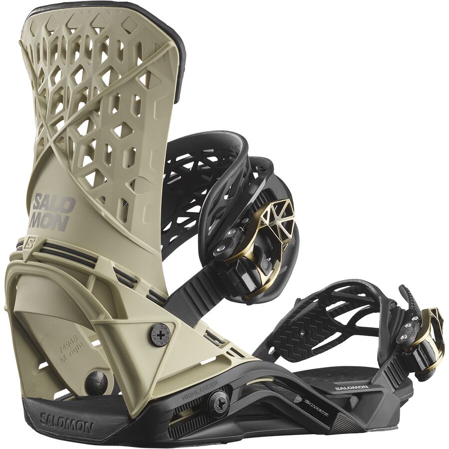 (取寄) サロモン ハイランダー スノーボード バインディング - 2024 Salomon Highlander Snowboard Binding - 2024 Pale Khaki