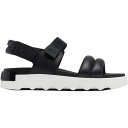 () \ fB[X oCu T_ - EBY SOREL women VIIBE Sandal - Women's Black/ Sea Salt