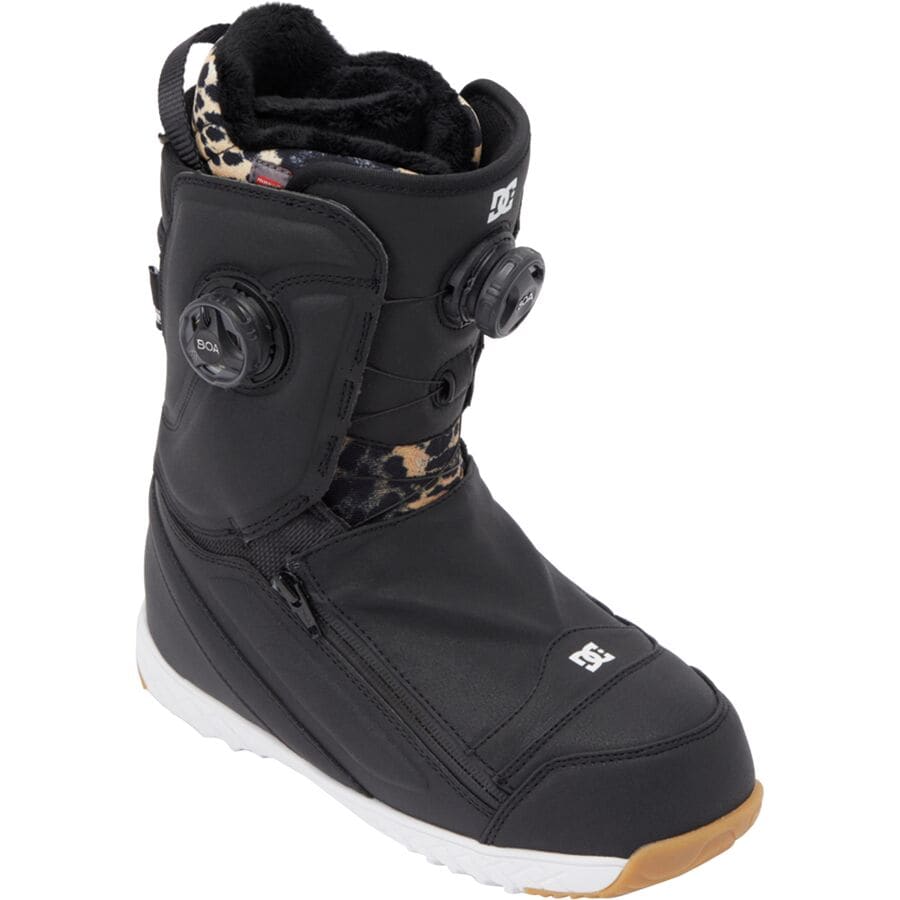 (取寄) DC レディース モーラ スノーボード ブーツ - 2024 - ウィメンズ DC women Mora Snowboard Boots - 2024 - Women's Black/Leopard