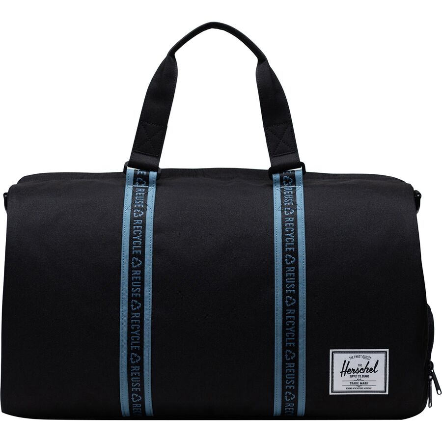 取寄 ハーシェルサプライ ノベル ダッフル バッグ - エコ コレクション Herschel Supply Novel Duffel Bag - Eco Collection Black/Copen Blue