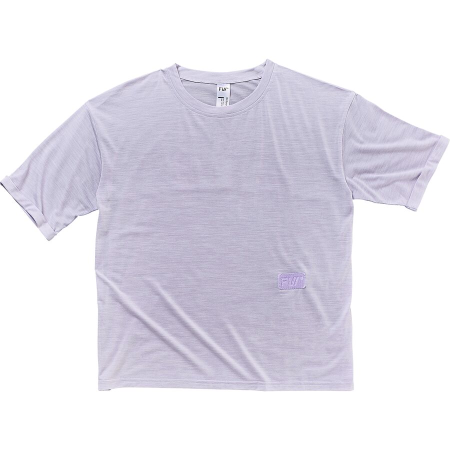 () FWAp fB[X \[X E[ T-Vc - EBY FW Apparel women Source Wool T-Shirt - Women's Wisteria