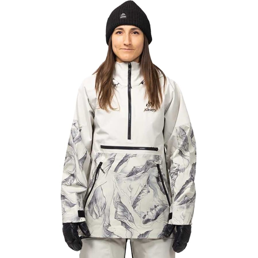 () 硼󥺥Ρܡ ǥ ޥ  ꥵ Υå -  Jones Snowboards women Mtn Surf Recycled Anorak - Women's Glacier Allover