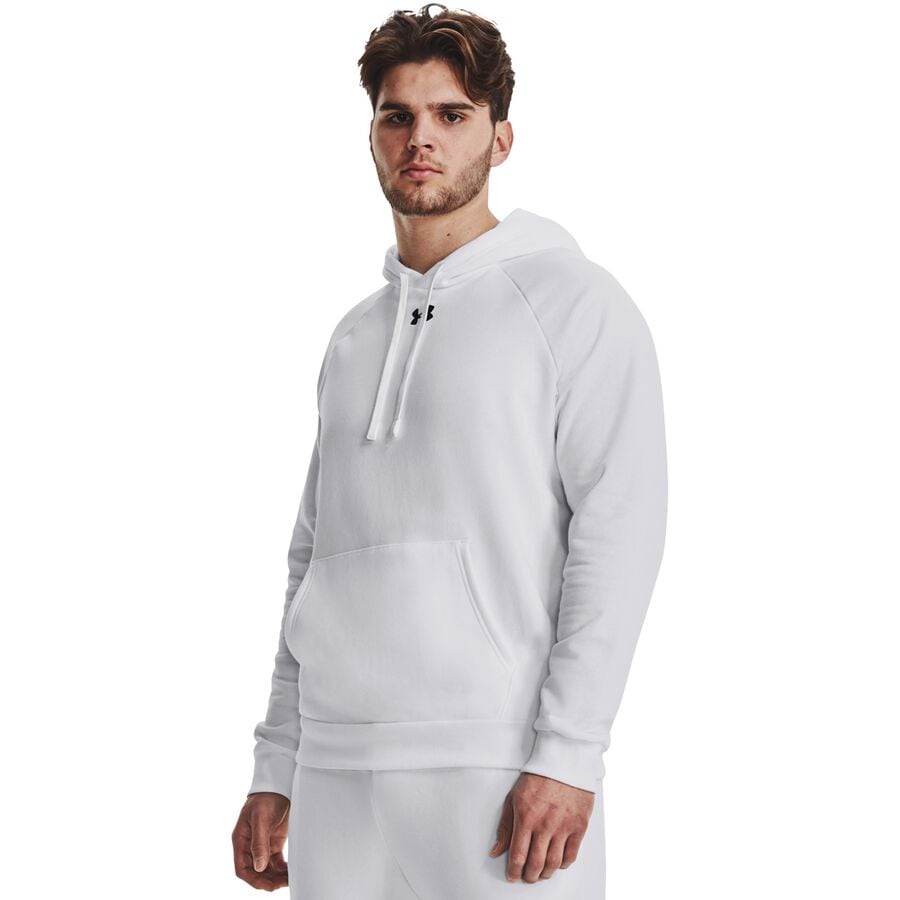 (取寄) アンダーアーマー メンズ ライバル フリース パーカー - メンズ Under Armour men Rival Fleece Hoodie - Men's White/Black