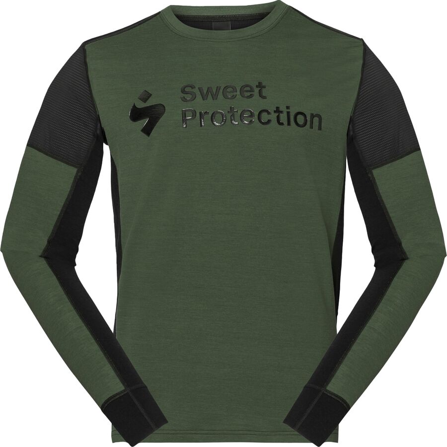 (取寄) スウィートプロテクション メンズ ハンター メリノ ロング-スローブ ジャージ - メンズ Sweet Protection men Hunter Merino Long-Sleeve Jersey - Men's Forest Green