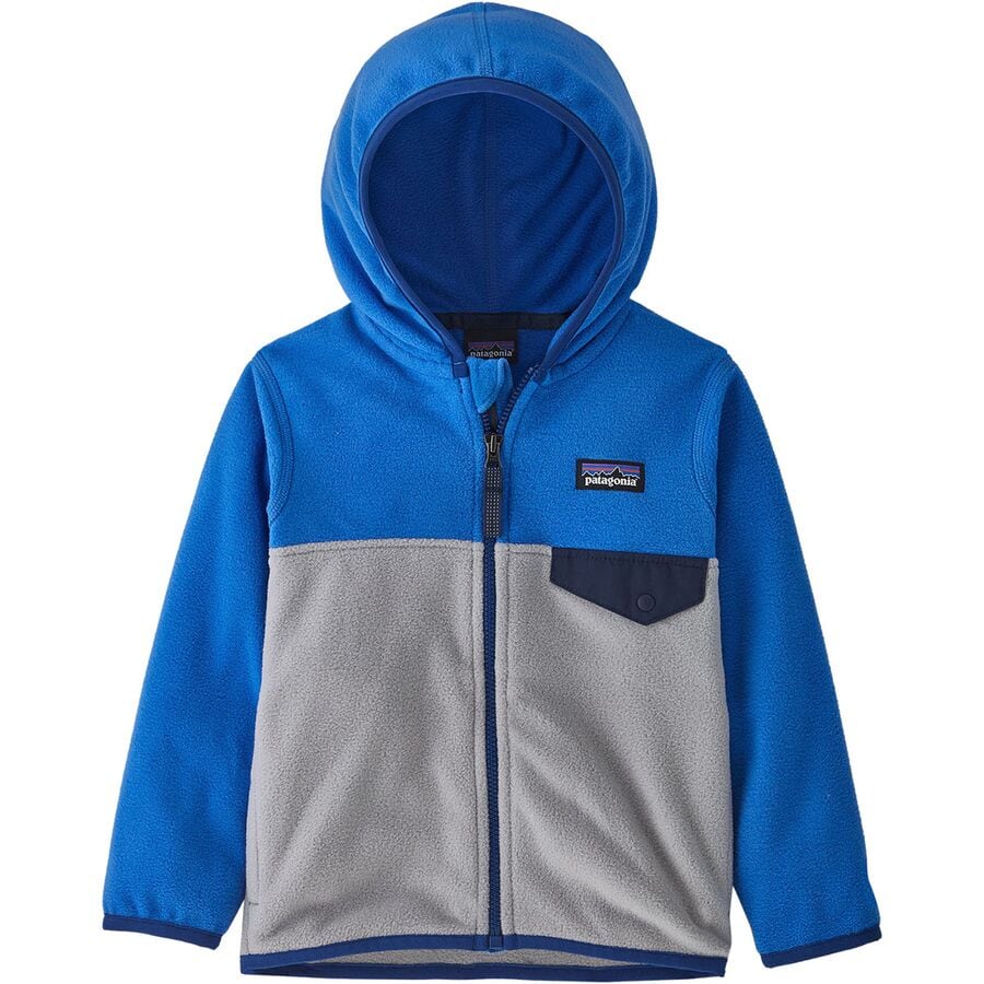 (取寄) パタゴニア インファント ボーイズ ミクロ D スナップ-T フリース ジャケット - インファント ボーイズ Patagonia infant boys Micro D Snap-T Fleece Jacket - Infant Boys' Salt Grey