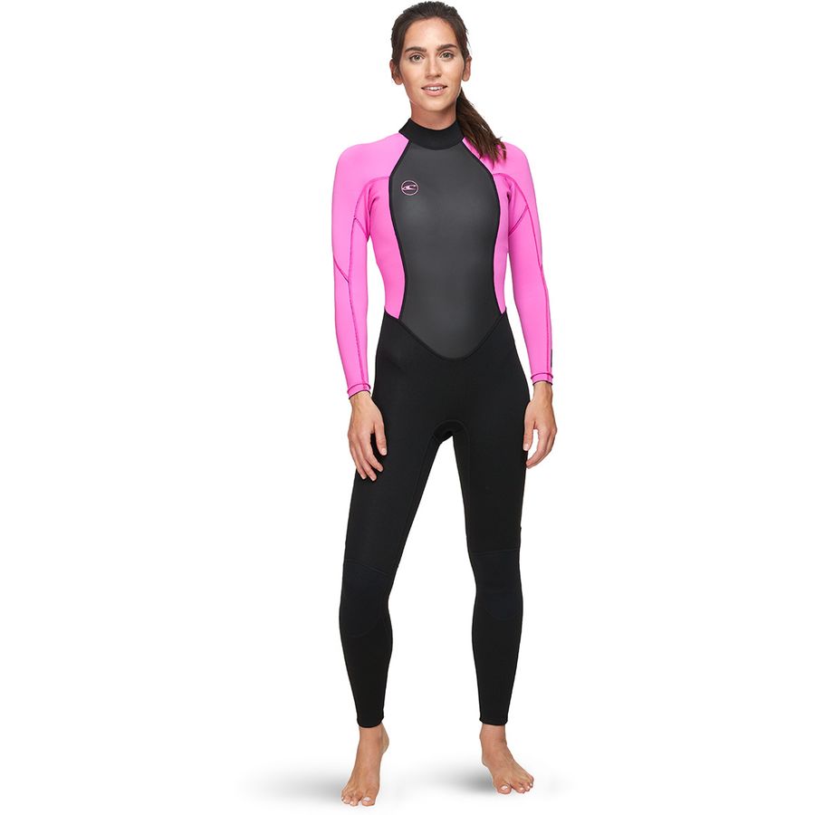 () Ij[ fB[X AN^[  3/2 obN-Wbv t EFbgX[c - EBY O'Neill women Reactor II 3/2 Back-Zip Full Wetsuit - Women's Black/Berry