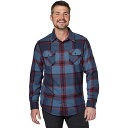 (取寄) フライロー メンズ ハンドルバー テック フランネル シャツ - メンズ Flylow men Handlebar Tech Flannel Shirt - Men's River/Redwood Plaid