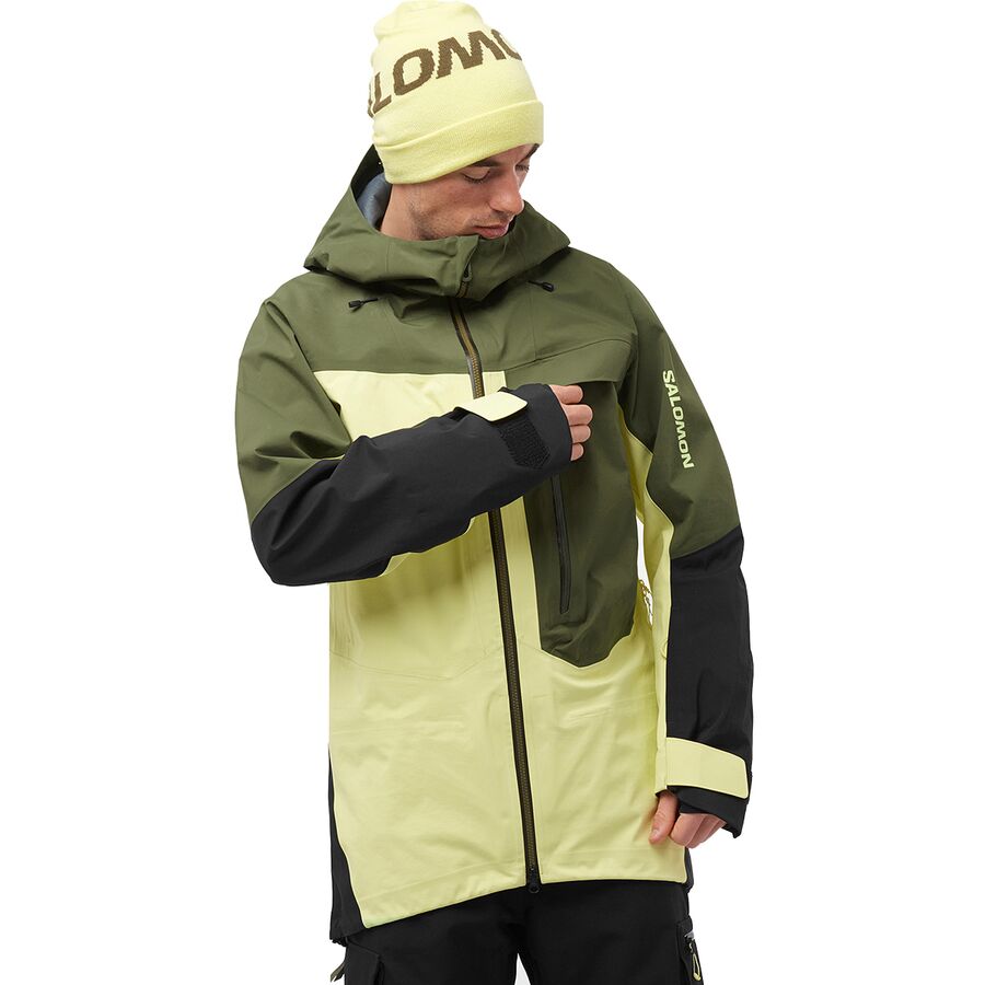 () T Y [ pg[ SA-ebNX WPbg - Y Salomon men Moon Patrol GORE-TEX Jacket - Men's Olive Night/Charlock