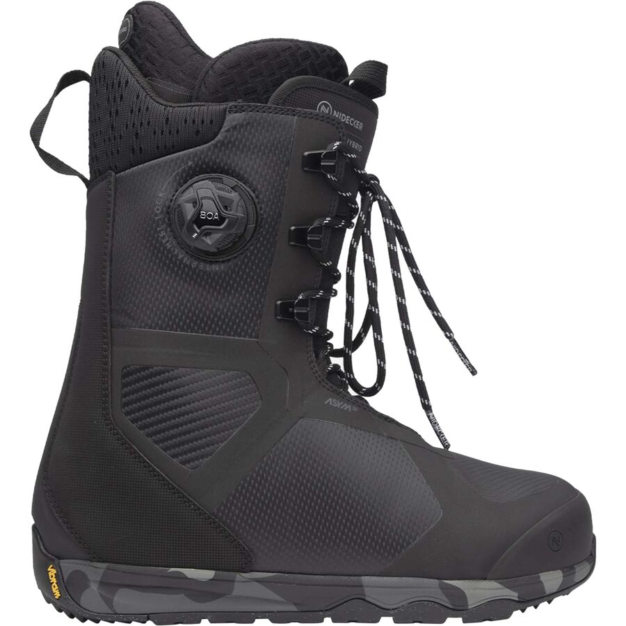 () ʥǥå   ϥ֥å Ρܡ ֡ - 2024 -  Nidecker men Kita Hybrid Snowboard Boots - 2024 - Men's Black