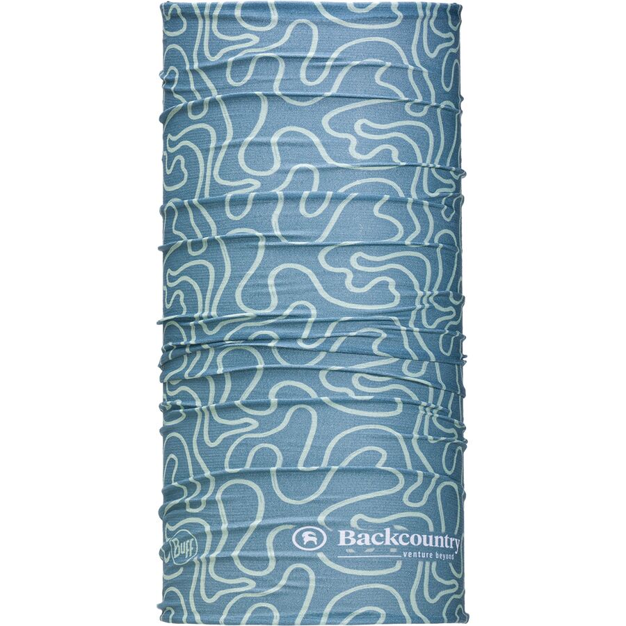 (取寄) バックカントリー X バフ Topo スクリブル UV バフ Backcountry x Buff Topo Scribble UV Buff Goblin Blue