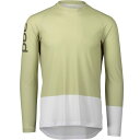 (取寄) POC メンズ MTB ピュア ロングスリーブ ジャージ - メンズ POC men MTB Pure Long-Sleeve Jersey - Men's Prehnite Green/Hydrogen White