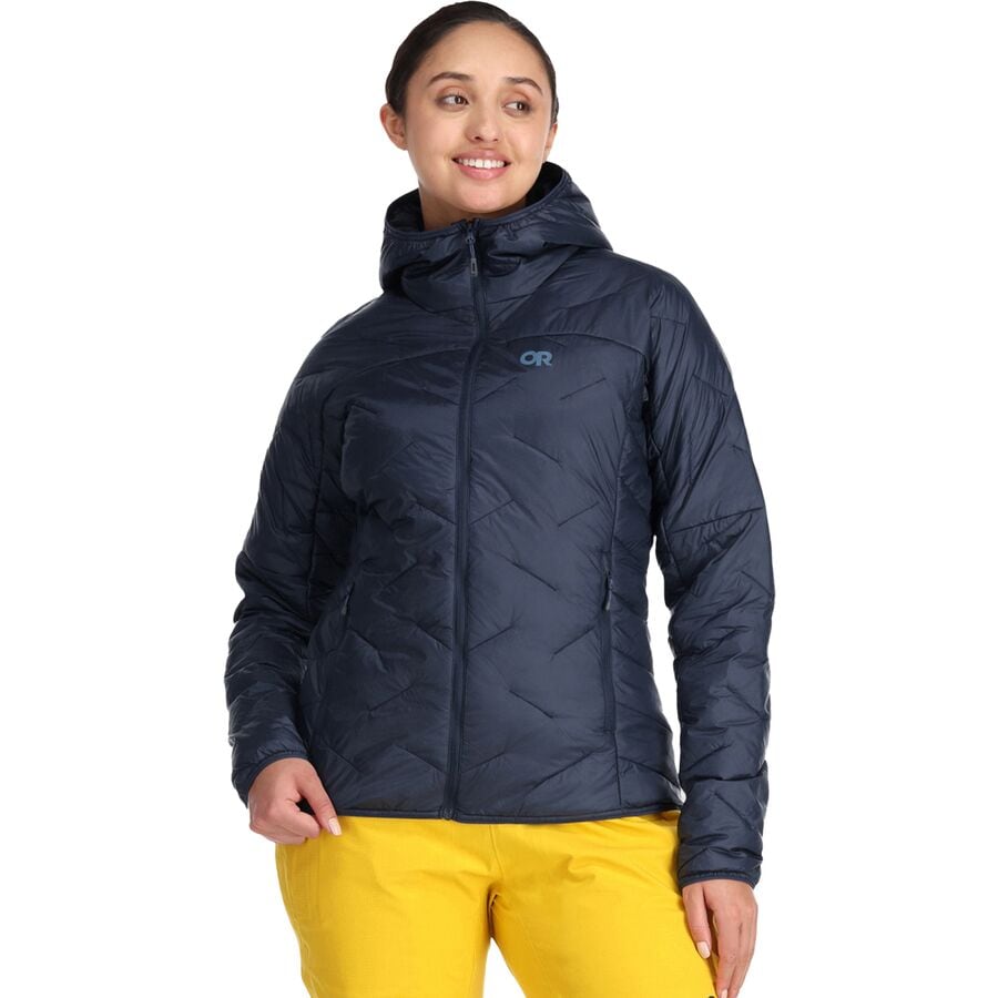 (取寄) アウトドア リサーチ レディース スーパーストランド Lt フーデット ジャケット - ウィメンズ Outdoor Research women SuperStrand LT Hooded Jacket - Women's Naval Blue