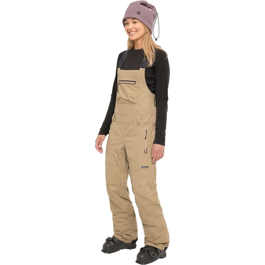 () A}_ fB[X pXRA 2l ru pc - EBY Armada women Pascore 2L Bib Pant - Women's Khaki